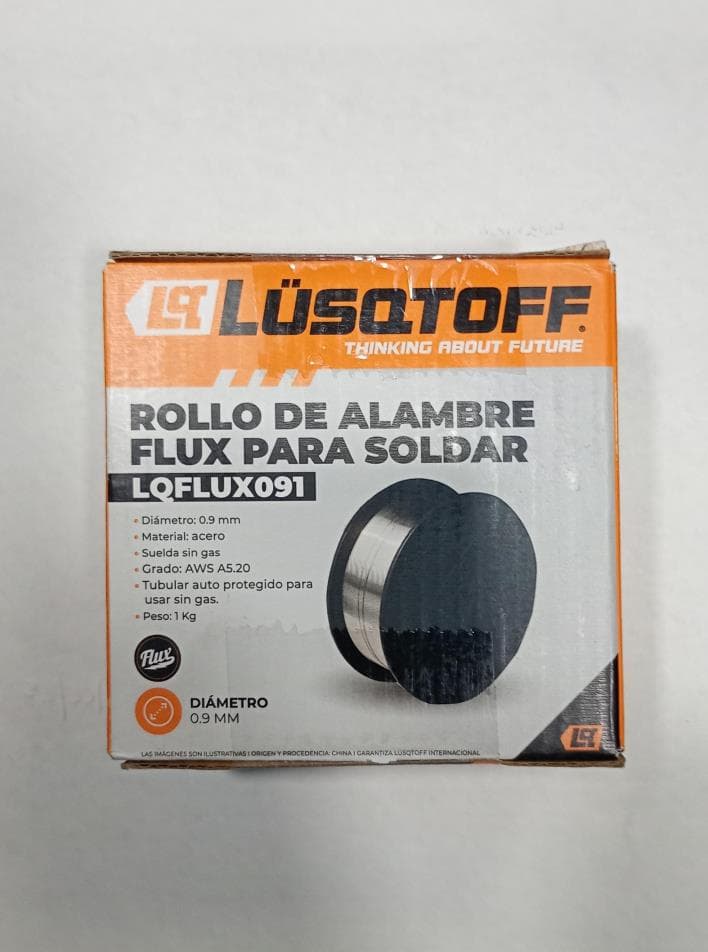 Alambre flux p/ soldar 0.9mm $17000