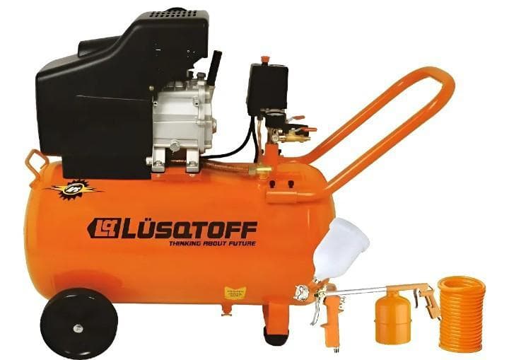 Compresor lusqtoff de 50 litros con accesorios
