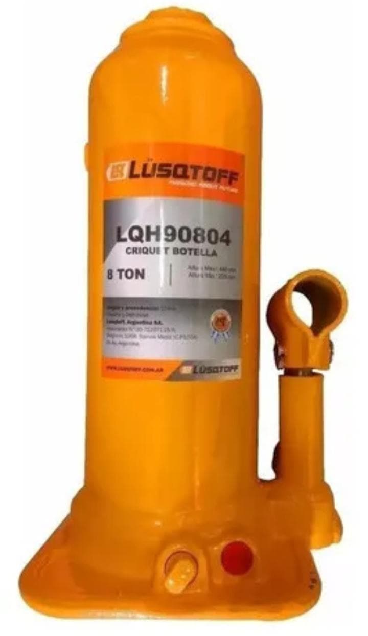 Crique botella lusqtoff de 8 toneladas
