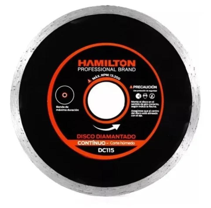 Disco de corte continuo 115mm Hamilton