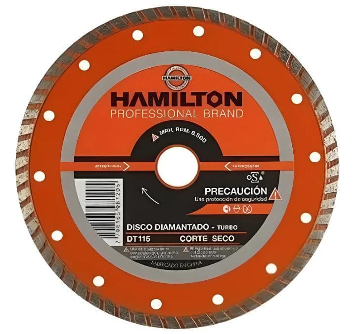Disco de corte diamantado turbo115mm