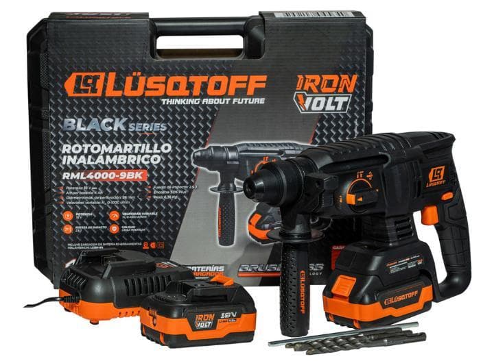 Rotomartillo inalámbrico lusqtoff 18v