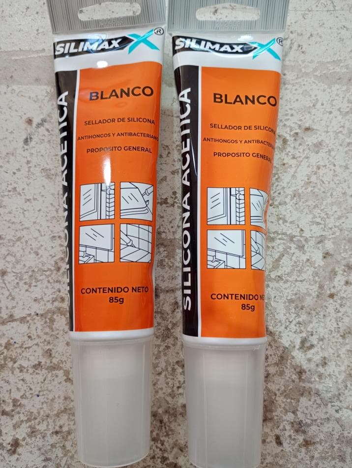 Silicona acética silimax pomo