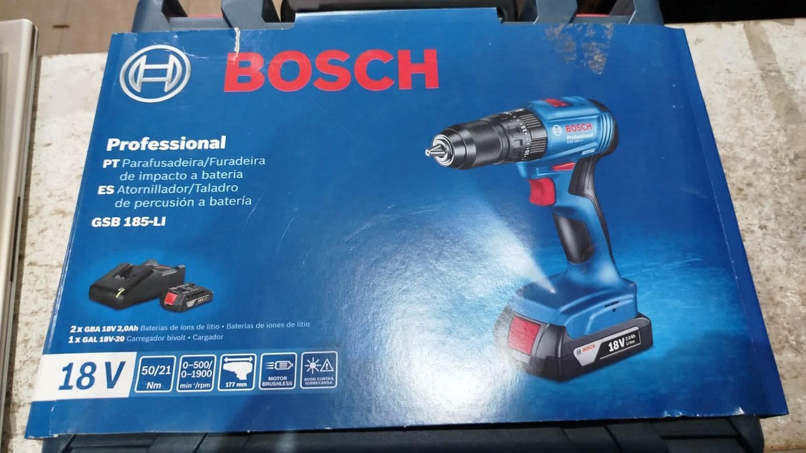 Taladro atornillador percutor boch 185 LI