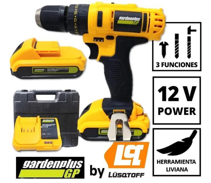 Taladro inalámbrico garden plus