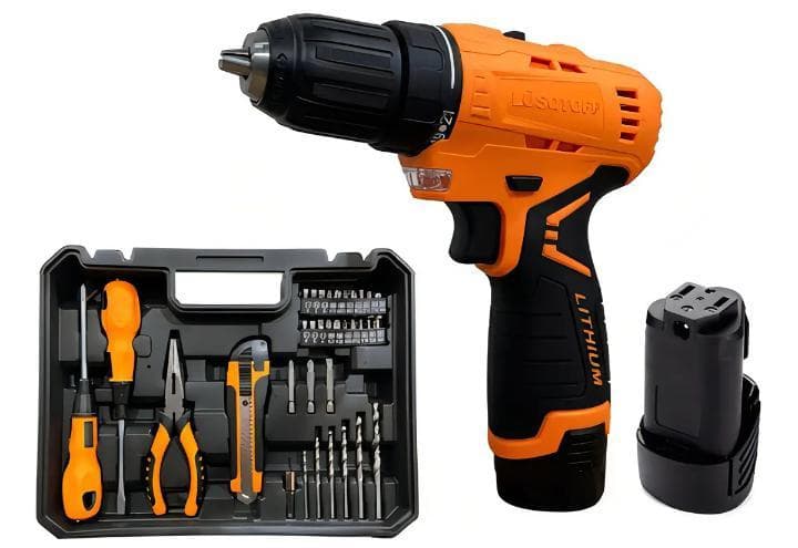 Taladro inalámbrico lusqtoff 12v herramientas