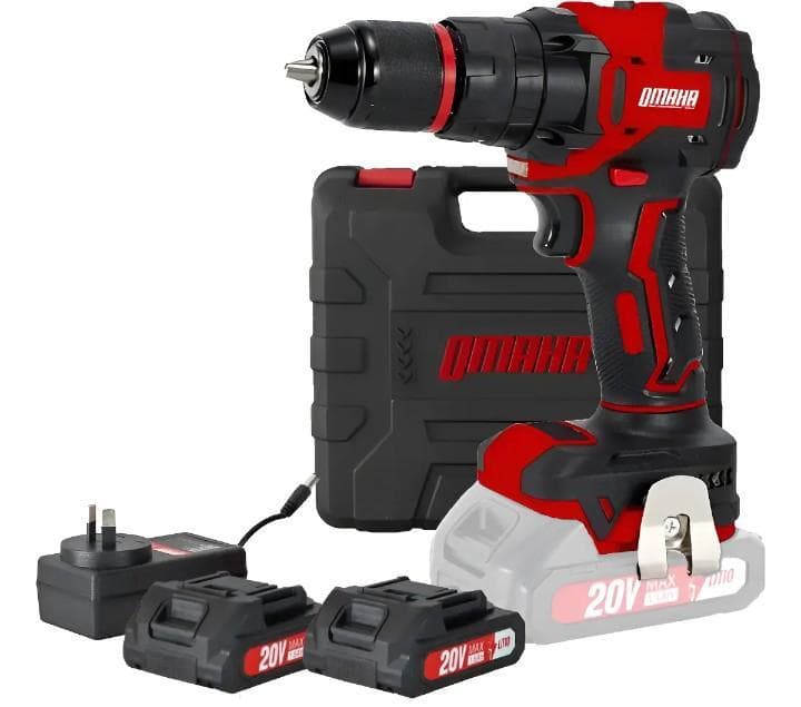 Taladro inalámbrico percutor omaha 20v