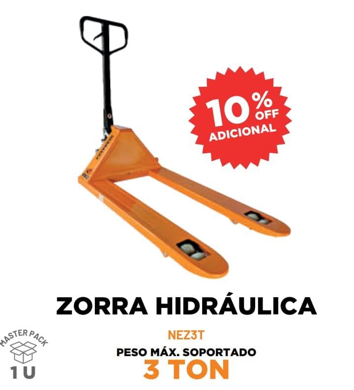 Zorra hidráulica de 3 toneladas nebraska